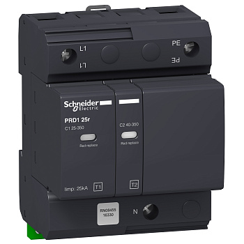 16330 | УЗИП, серия PRD1, L, N, PE, класс 1+2, Schneider Electric