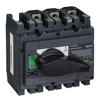 31100 | Выключатель нагрузки INS250 100 A 20кА 3P, Schneider Electric
