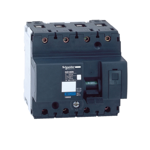 18666 | Автоматический выключатель, серия NG125 N, 4p, 80А, кривая B, 25кА, Schneider Electric