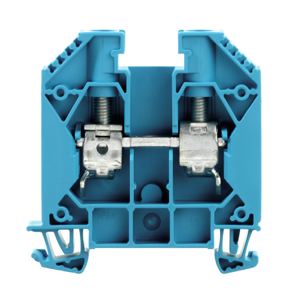 1020480000 WDU 16 BL | Проходная клемма синяя WDU 0,8…25мм², 76 А винтовой зажим, Weidmuller 