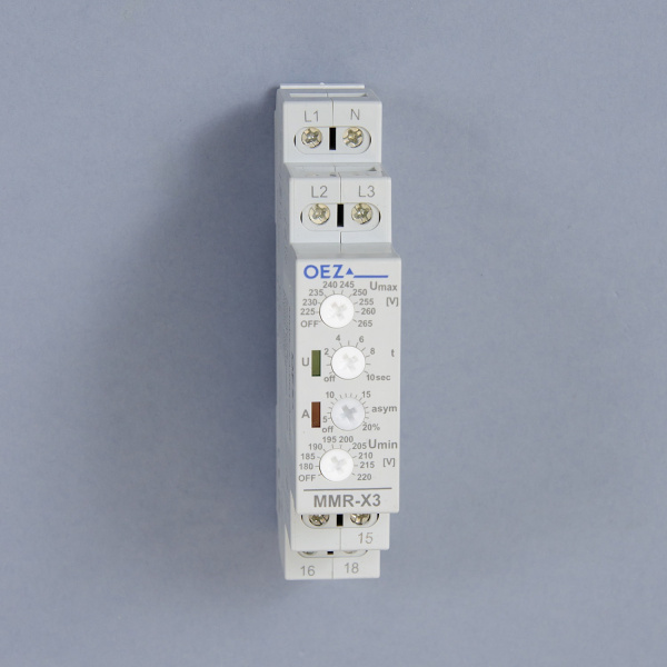 OEZ:43245 | Реле контроля напряжения трёхфазное 1CO 8А, OEZ