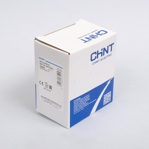 836852 | Контактор NXC-32 3P 32A AC220B (50Гц) 1НО+1НЗ, Chint