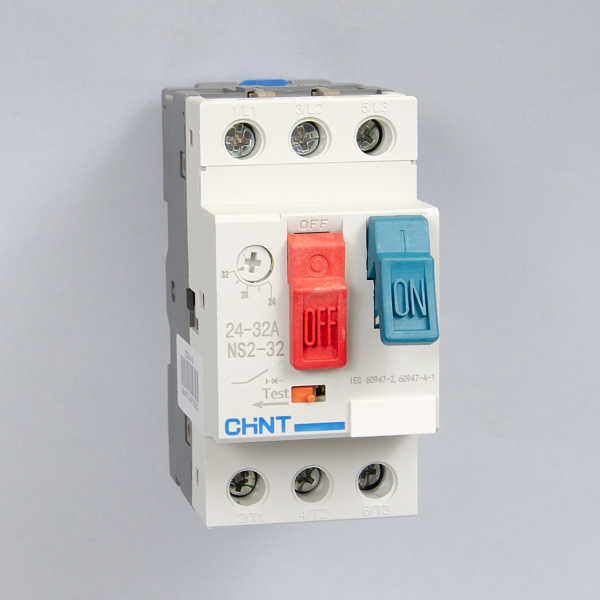 Автоматический выключатель защиты двигателя NS2-32 24-32А, Chint, ch146475