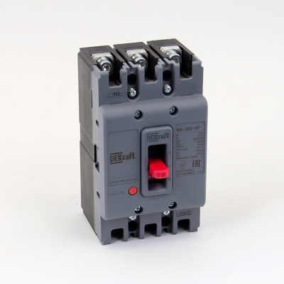 22745DEK | Силовой авт. выключатель 3P 40А 25кА ВА-302, Dekraft