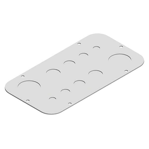 NSYTLAK | Плата кабельного ввода с выбивными отверстиями для S3D тип A, Schneider Electric