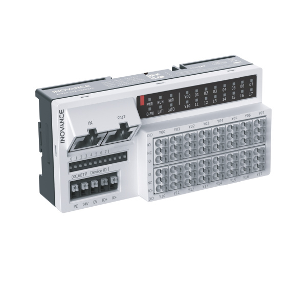 GR20T-ECT-0016ETP | Модуль расширения  EtherCAT GR20, 16 дискретных выходов PNP, клеммы Push-in, Inovance