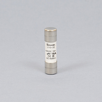 SV1038H-16 | Плавкая вставка 16 А, gPV, 10х38 мм, 1000 B DC, Sinvel 