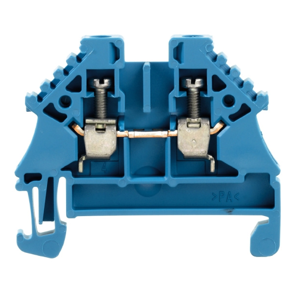  WDU 2.5N ZQV BL | Винтовая клемма 2.5кв.мм WDU 2.5N/ZQV BL, синяя, Weidmuller 
