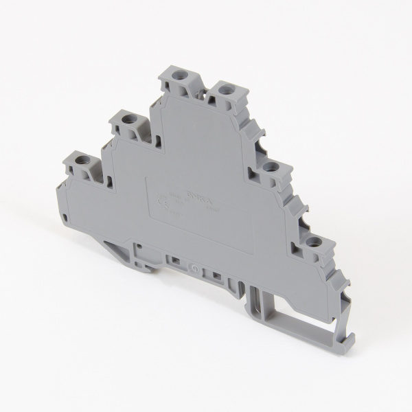 1010425 MRK 2,5-3K | Клеммник 3-х ярусный  2,5мм.кв. (серый), Onka 