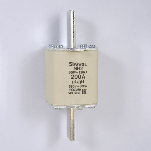 FNH2-200 | Предохранитель ножевой тип 37, 200 A, габ 2, gG, 690 B AC, Sinvel 