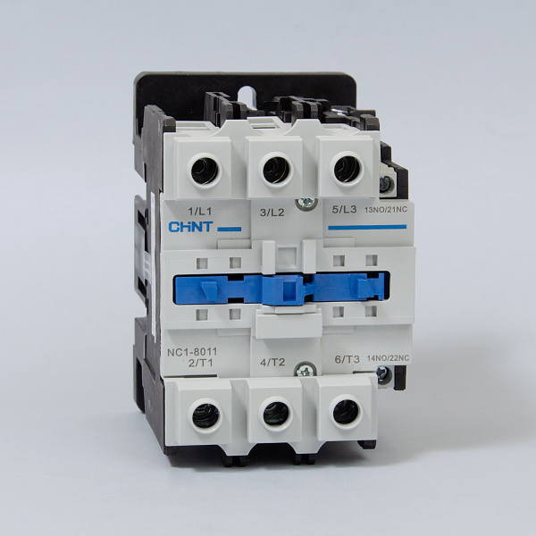 222935 | Контактор NC1-8011 80А 230В/АС3 1НО+1НЗ 50Гц, Chint