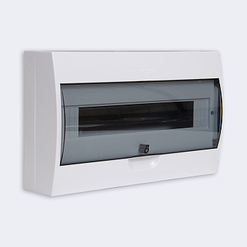 EZ9E118S2SRU | City9 Box корпус навесной с проз. дв. 1ряд/18мод, Systeme Electric