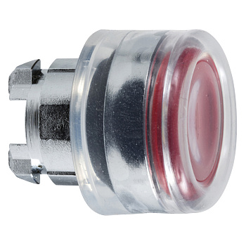 ZB4BW543 | Головка кнопки с подсветкой, красная, защищенная, Schneider Electric