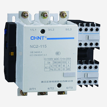 671434 | Контактор NC2-115/4 115А 4P 220-240В/АС3 50Гц, Chint