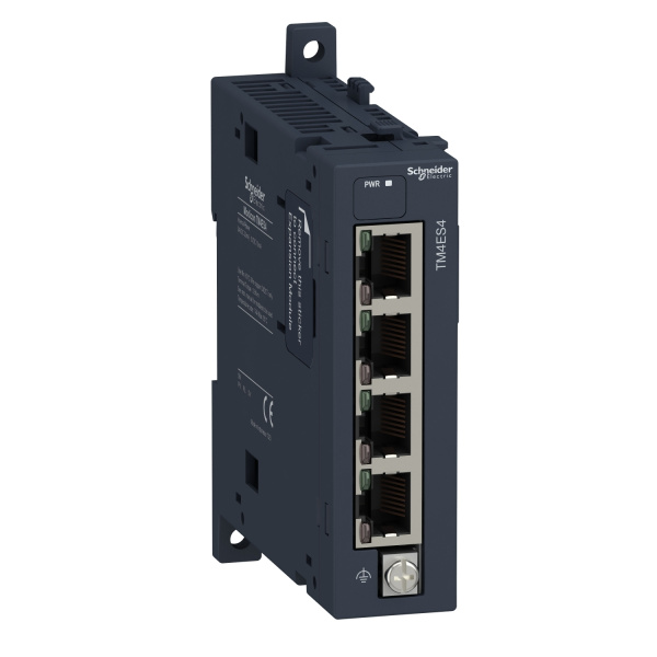 TM4ES4 | КОММУНИКАЦИОННЫЙ МОДУЛЬ ТМ4- 4 ETHERNET ПЕРЕКЛЮЧАТЕЛЯ, Schneider Electric