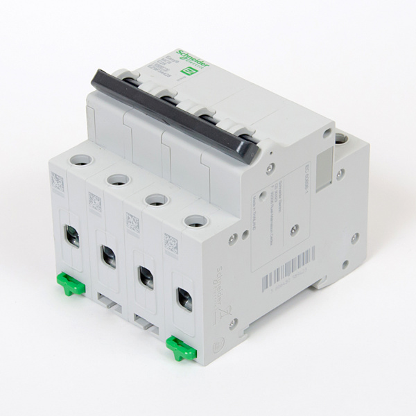EZ9F34425 | Easy9, 4p, 25А, кривая C, 4,5кА — Автоматический выключатель, Schneider Electric