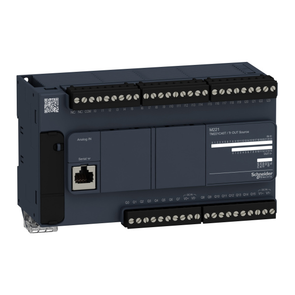 TM221C40T | Программируемый логический контроллер Modicon M221 40IO, Schneider Electric