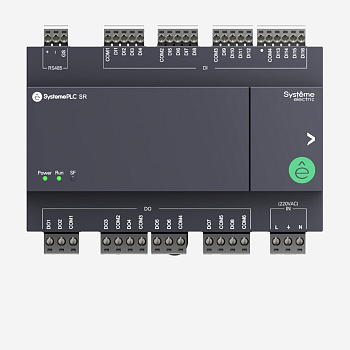 ZR1PA00P7 | Интеллектуальное реле SR1; 220 VAC; 24 IO: 16 DI, 8 DO (реле); 1xRS485, Systeme Electric
