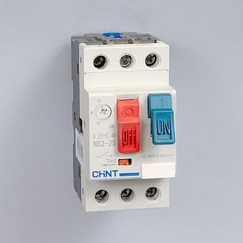ch495074 | Автоматический выключатель защиты двигателя NS2-25 0.25-0.4А, Chint