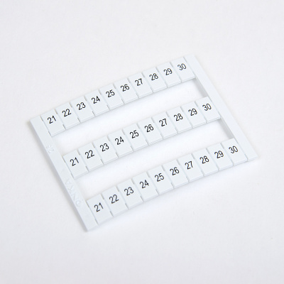 1060379 | Горизонт. марк-ка (21-30), для MRK 2,5. MRK 4S. OPK 2,5. OPK 4S. 1 лист - 30 шт., Onka 