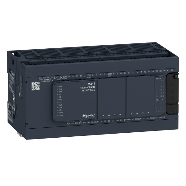 TM241C40R | Программируемый логический контроллер Modicon M241 40IO, Schneider Electric