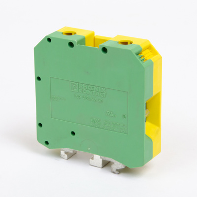 0443049 | USLKG 50 | Заземляющая клемма UT 25…50мм², винтовой зажим, Phoenix Contact 
