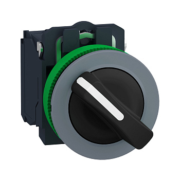 XB5FD25C0 | Переключатель 2 положения, ± 90° с фиксацией, 1НО+1НЗ, С0, Schneider Electric