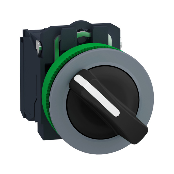 XB5FD25C0 | Переключатель 2 положения, ± 90° с фиксацией, 1НО+1НЗ, С0, Schneider Electric