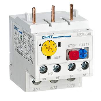 253687 | Тепловые реле перегрузки NR8-38 4.5-6.3A, Chint