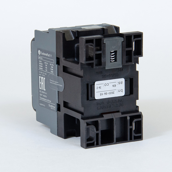 MC1E18M7 | КОНТАКТОР MC1E 3P 18A НО+НЗ 220V/230V 50/60ГЦ (LC1E1810M5), Systeme Electric