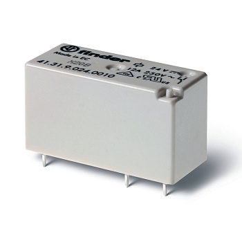 413191105010 | Миниатюрное низкопрофильное реле, серия 41, 110В DC, 12А, 1CO, Finder