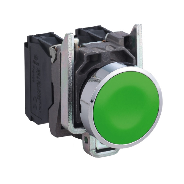 XB4BA31 | Кнопка с возвратом, зелённая, 1НО, Schneider Electric