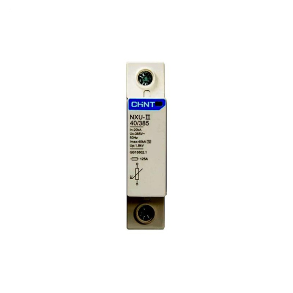 ch252410 | Ограничитель имп. перенапр. NXU-IIG/F 1P In=25кА Uc=440B Im=65кА, Chint