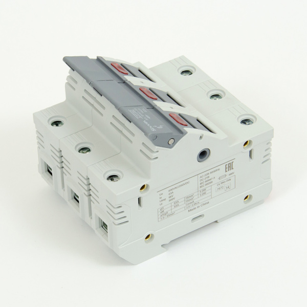 SV63-3S | Модульный ПВР, 63 А, 3Р, для 14х51мм, LED, 690 B AC/ 250 B DC, Sinvel 