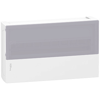 MIP12118S | Щиток навесной Mini Pragma 1 ряд/18 модулей, прозрачная дверь, Schneider Electric