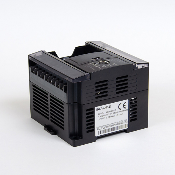 H1U-1410MT-XP | ПЛК H1U 14 дискретных входов, 10 выходов транзисторных NPN, 1 x RS485, 1 x  RS422, 1 x  USB, Inovance