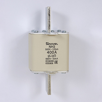 FNH3-400 | Предохранитель ножевой тип 39, 400 A, габ 3, gG, 690 B AC, Sinvel 