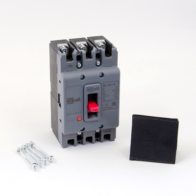 22745DEK | Силовой авт. выключатель 3P 40А 25кА ВА-302, Dekraft