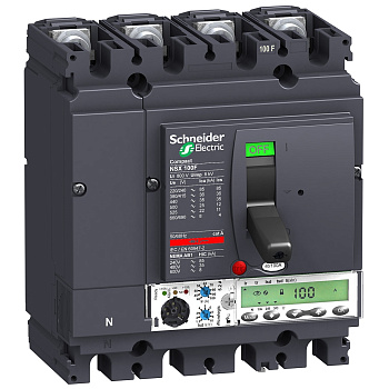 LV433519 | Автоматический выключатель NSX250R Micrologic 5.2E 4P3d 100A 200кА, Schneider Electric