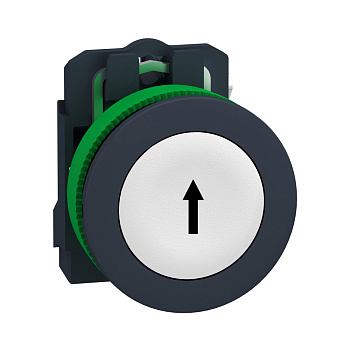 XB5FA3341 | Кнопка без подсветки, с возвратом, 1НО, белая, стрелка вверх, Schneider Electric