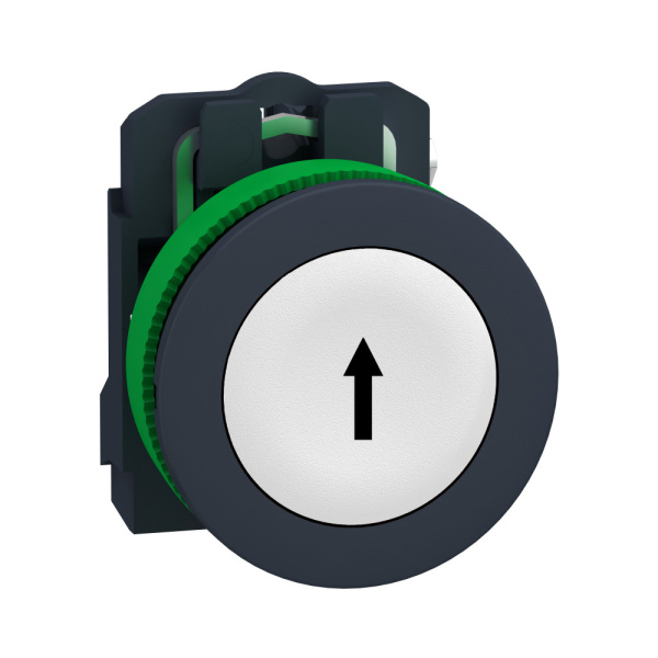 XB5FA3341 | Кнопка без подсветки, с возвратом, 1НО, белая, стрелка вверх, Schneider Electric