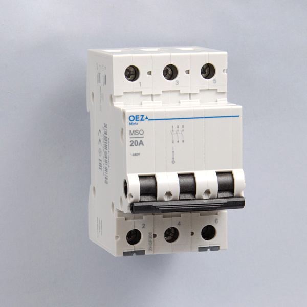 OEZ:42327 | Выключатель нагрузки, серия MSO, 3p, 20А, OEZ