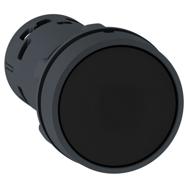 XB7NA23 | Кнопка с возвратом, черная, 2НО, Schneider Electric