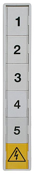 S8900372 | Рамка на 5 табличек 30*25 и 1 молнию 30*25, для шкафов 222 и B10, габарит 00-1, Jean Muller