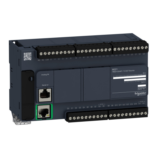 TM221CE40T | Программируемый логический контроллер Modicon M221 40IO, Schneider Electric