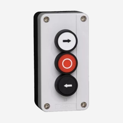 574874 | Кнопочный пост NP2-B334 1НО+1НЗ+1НО, Chint
