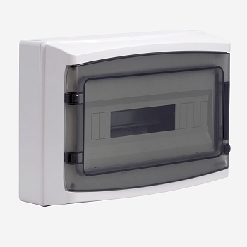 DKC RB18W6TGD Щиток настенный с дверцей 18 мод.,IP65, серый, с клеммным блоком 63А