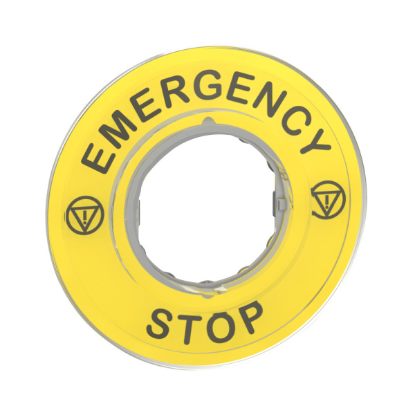 ZBY9320 | 3D маркировка "EMERGENCY STOP", Schneider Electric
