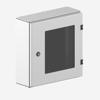 12.040.040.15 | Шкаф настенный АС с МП, стеклянная дверь Ш:400 В:400 Г:150, МКТ