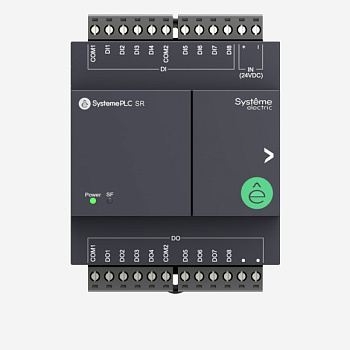 SM172EDM0810 | Дискретный модуль ввода/вывода; 24 VDC; 8 IO: 4 DI, 4 DO (транзистор), Systeme Electric